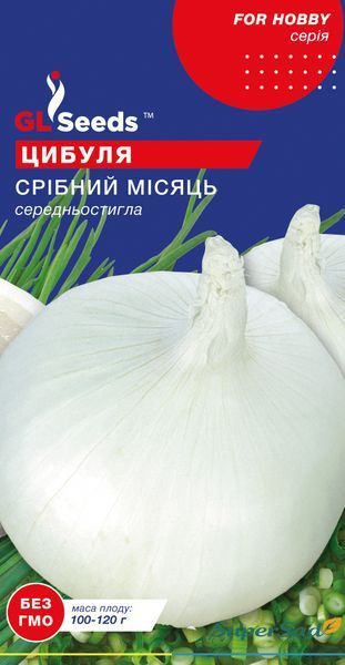 Насіння Цибулі Срiбний мiсяць (1г), For Hobby, TM GL Seeds 945_1 фото Насіння Цибулі Срiбний мiсяць (1г), For Hobby, TM GL Seeds 945_1 фото