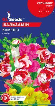 Насіння Бальзамiну Камелiя суміш (1г), For Hobby, TM GL Seeds 968_2 фото