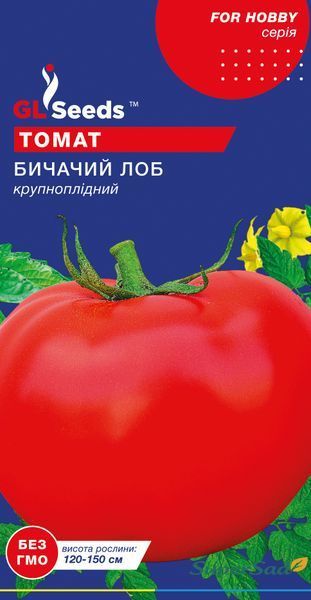 Семена Томата Бычий Лоб (0.1г), For Hobby, TM GL Seeds 541_1 фото Семена Томата Бычий Лоб (0.1г), For Hobby, TM GL Seeds 541_1 фото